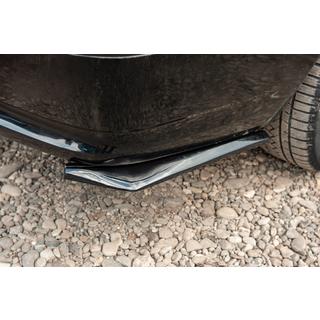 Universelle Flap Heckstoßstangenabdeckung DPT (ABS) (2Stk) (Schwarz Glanz) Foto 2