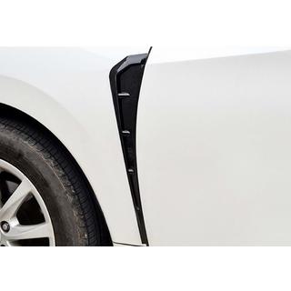 Universelle seitliche Lufteinlässe DPT V-1 (ABS) (2Stk) (Schwarz Glanz) Foto 4