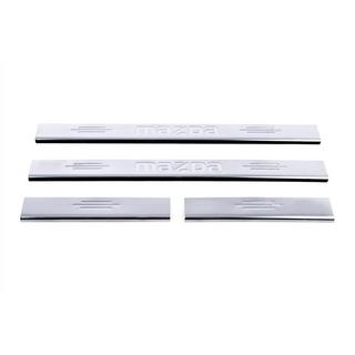 Einstiegsleisten Abdeckung Carmos (Edelstahl) V-1 Mazda 3 2009-2013 Foto 1