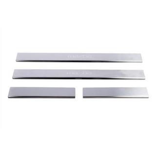 Einstiegsleisten Abdeckung Carmos (4 Stk, Edelstahl) V-2 Mazda 2 2007-2014 Foto 1