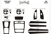 Mercedes C-class W203 2000-2007 Armaturenbrett Abdeckungen Holz Foto 2