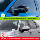 Honda Civic Sedan 2021- Spiegelabdeckungen BMW-Style (2 Stk) Foto 7