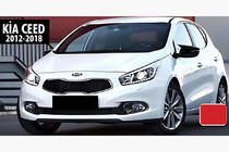 Kia Ceed 2012-2018 Spiegelabdeckungen BMW-Style (2 Stk) Foto 6