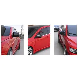 Spiegelabdeckungen BMW-Style (2 Stk) Mitsubishi Lancer X 2008- Foto 2