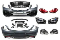 Mercedes S-class W222 2013-2022 S63 AMG-2018 Facelift Bodykit Foto 2