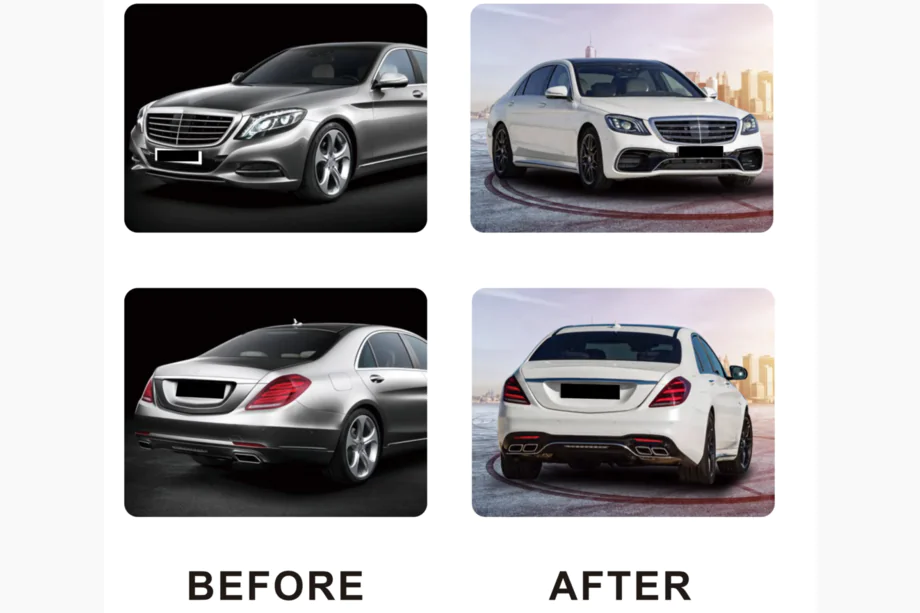 Mercedes S-class W222 2013-2022 S63 AMG-2018 Facelift Bodykit Image
