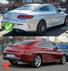 Mercedes C-class W205 2014-2021 Bodykit mit Diffusor für Coupe (AMG C63-Design 2018-2021) Foto 3