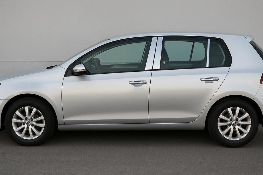 Volkswagen Golf 6 2008-2014 Edelstahl Türsäulen Abdeckungen (6 Stk) Image