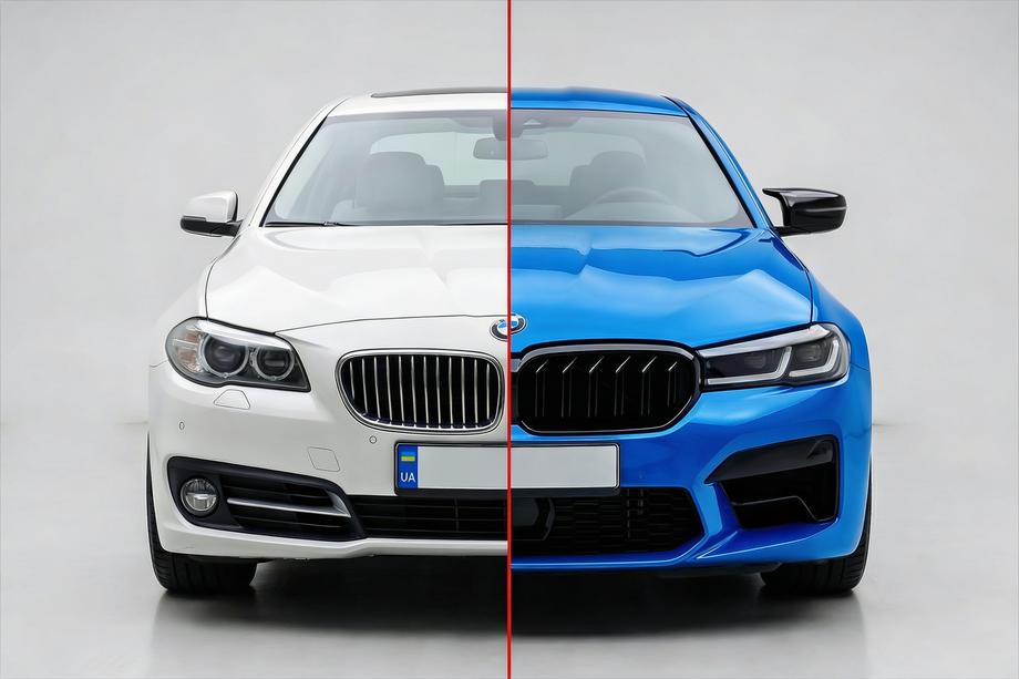 BMW 5 Series F10/F11 2010–2016 Facelift-Umrüstkit auf G30 M5 2021 Image