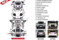 BMW X5 E70 2007-2013 Facelift Bodykit auf X5M F95 2019 Foto 8