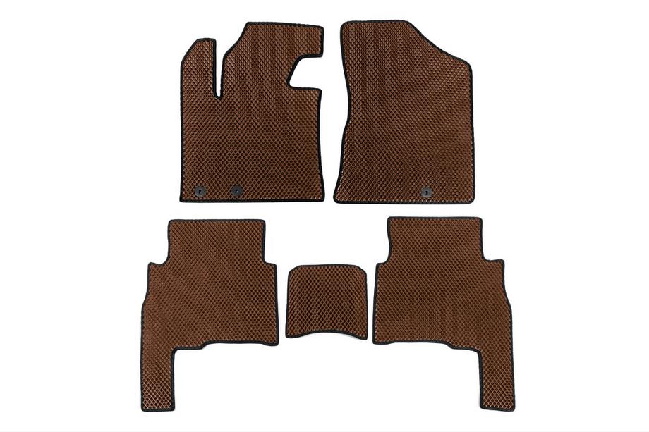 Kia Sorento II XM 2009-2014 Fußmatten 2009-2012 (EVA, Braun) Image