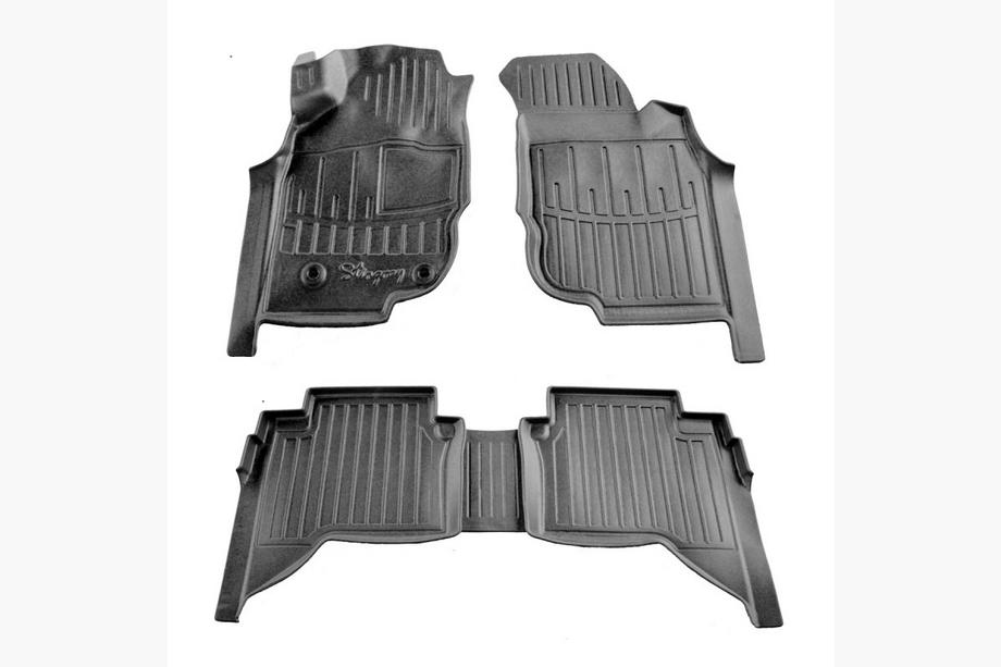Toyota Hilux 2006-2015 Gummimatten Stingray 3D (Crew Cab, 5 Stk) Foto 1