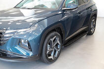 Hyundai Tucson NX4 2021- Trittbretter Shining Black (2 Stk., Aluminium) Foto 4