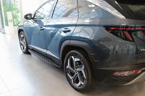 Hyundai Tucson NX4 2021- Trittbretter Shining Black (2 Stk., Aluminium) Foto 8