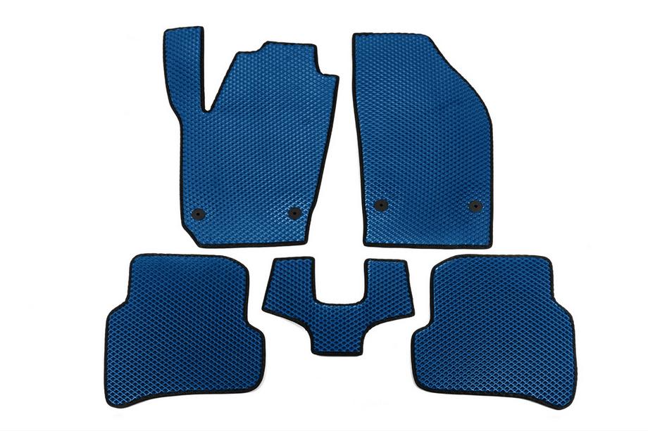 Skoda Fabia 2014-2021 EVA Fußmatten (Blau) Image
