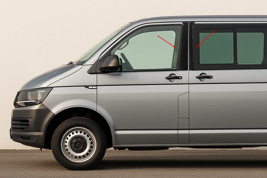 Volkswagen T6 2015-2024 T&uuml;rleisten Abdeckungen EuroCap Image