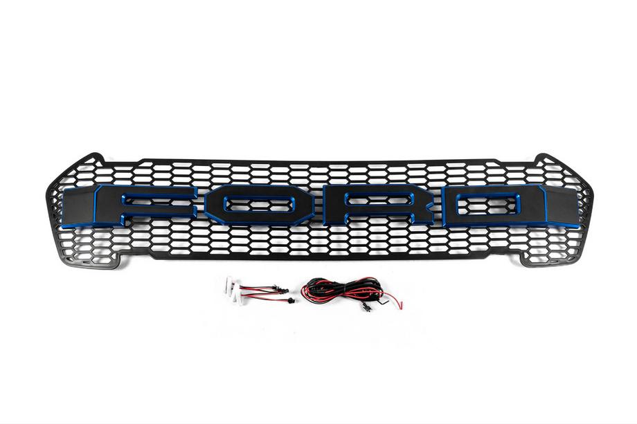 Ford Ranger 2011–2022 Frontgrill (2015-2018, Blau, LED) Image