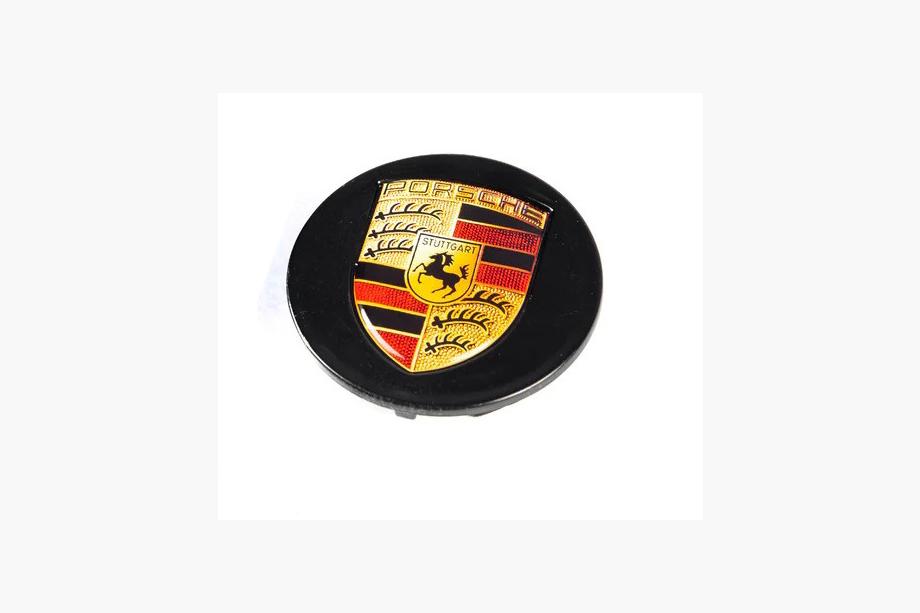 Porsche Reduzierter Preis Nabenkappen 76/71mm schwarz (1 Stk) Foto 1