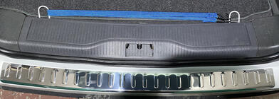 Opel Zafira B 2005–2011 Heckstoßstangenschutz Carmos V2 Edelstahl Foto 1