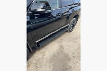 Lexus GX460 2009-2023 Seitenschweller (2 Stk., Aluminium) Schwarz (graue Trittfläche) Foto 10