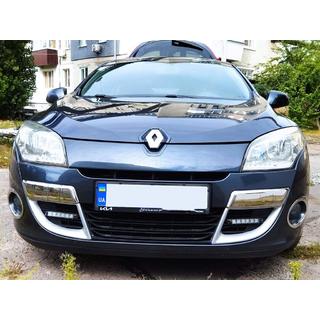 Edelstahl Eckenschutz für vordere Stoßstange 2008-2011 Renault Megane III 2009-2016 Foto 1