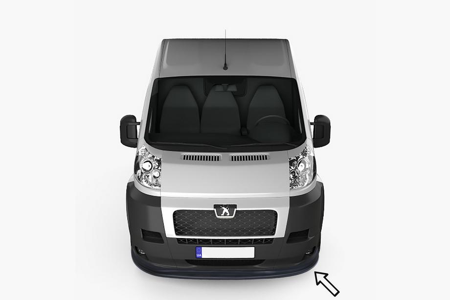 Peugeot Boxer 2006-2025 Frontlippe ESA (2006-2013, schwarz) Image
