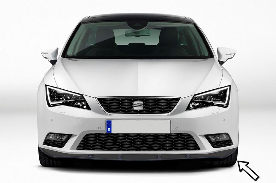 Seat Leon 2013-2020 Frontlippe ESA (schwarz) Image