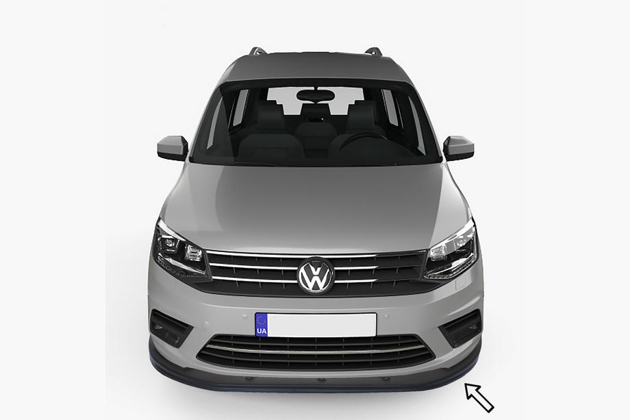 Volkswagen Jetta 2011-2018 Frontlippe ESA (schwarz) Image