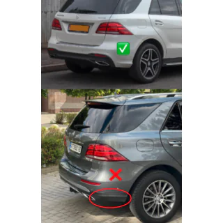Heckdiffusor für GLE (Design GLE63) Foto 3