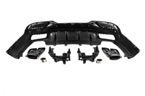 Mercedes GLE coupe C292 2015-2019 Heckdiffusor mit Endrohren Black (Design GLE63) Foto 5