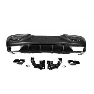 Heckdiffusor mit Endrohren Black (Design GLE63)