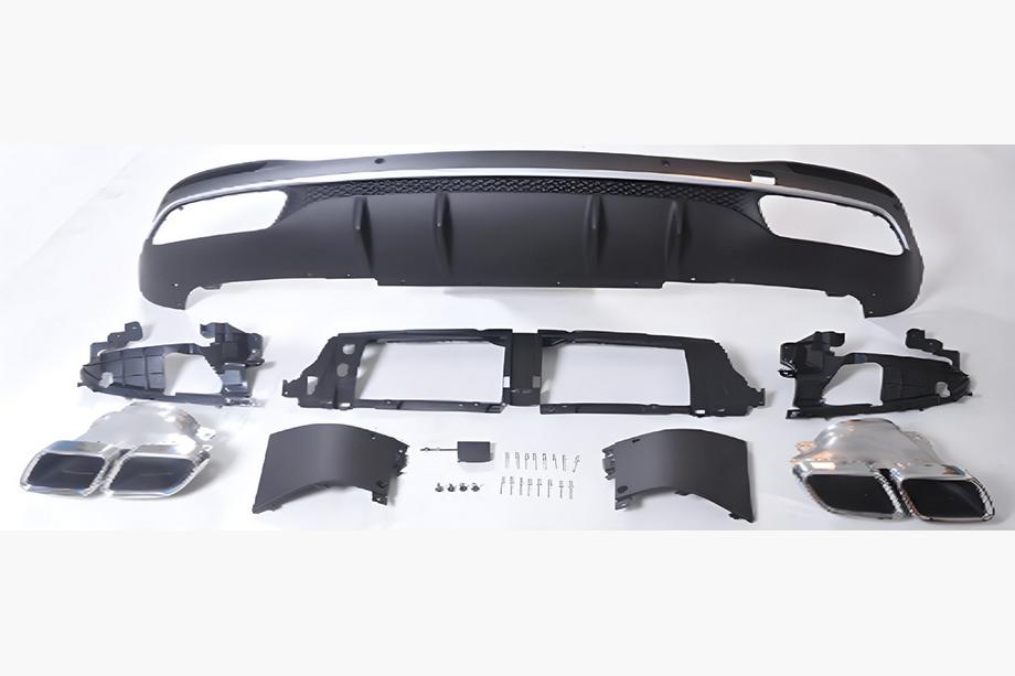 Mercedes GLE coupe C167 2019- Heckdiffusor mit Endrohren (für GLE63) Image