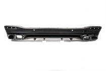 Mercedes GLS X167 2019- Heckdiffusor mit Endrohren BlackEdition (Design GLS63) Foto 3