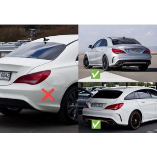 Heckdiffusor Black (Design CLA45 mit Endrohren) Foto 2