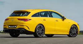 Mercedes CLA C118 2019- Heckdiffusor mit Endrohren (Design CLA35) Foto 3