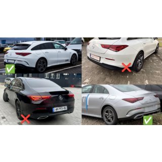Heckdiffusor mit Endrohren (Design CLA35) Foto 4