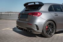 Mercedes A-class W177 2018- Heckdiffusor mit Endrohren (Design A45 HB) Foto 1