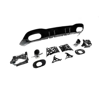 Heckdiffusor mit Endrohren (Design A35 SD) Foto 3