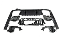 Mercedes E-class W213 2016-2023 Heckdiffusor mit Endrohren E63-Design Schwarz (für AMG/AMG-Line 2016-2020) Foto 7