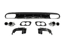 Mercedes E-class W213 2016-2023 Heckdiffusor mit Endrohren E53-Design (für AMG/AMG-Line) Foto 2