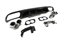 Mercedes E-class W213 2016-2023 Heckdiffusor mit Endrohren E53-Design (für AMG/AMG-Line) Foto 4