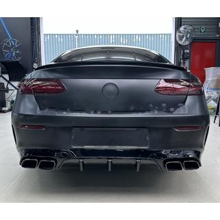 Heckdiffusor Black mit Endrohren Black (Design AMG63)