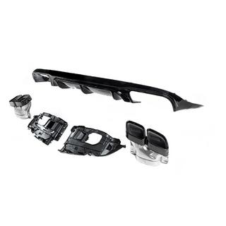 Heckdiffusor Black mit Endrohren Black (Design AMG63) Foto 4