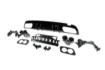 Mercedes C-class W205 2014-2021 Heckdiffusor mit Endrohren (Design C43) Foto 4