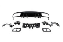 Mercedes C-class W205 2014-2021 Heckdiffusor mit Endrohren (für Coupe Design AMG43) Foto 3