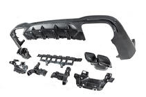 Mercedes GLC X253 2015-2022 Heckdiffusor mit Endrohren Black (Design AMG63) Foto 5