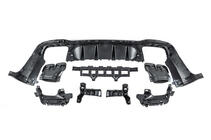 Mercedes GLC X253 2015-2022 Heckdiffusor mit Endrohren Black (Design AMG63) Foto 7