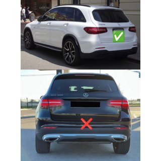 Heckdiffusor mit Endrohren Black (Design AMG63) Foto 3