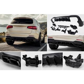 Heckdiffusor mit Endrohren Black (Design AMG63) Foto 1