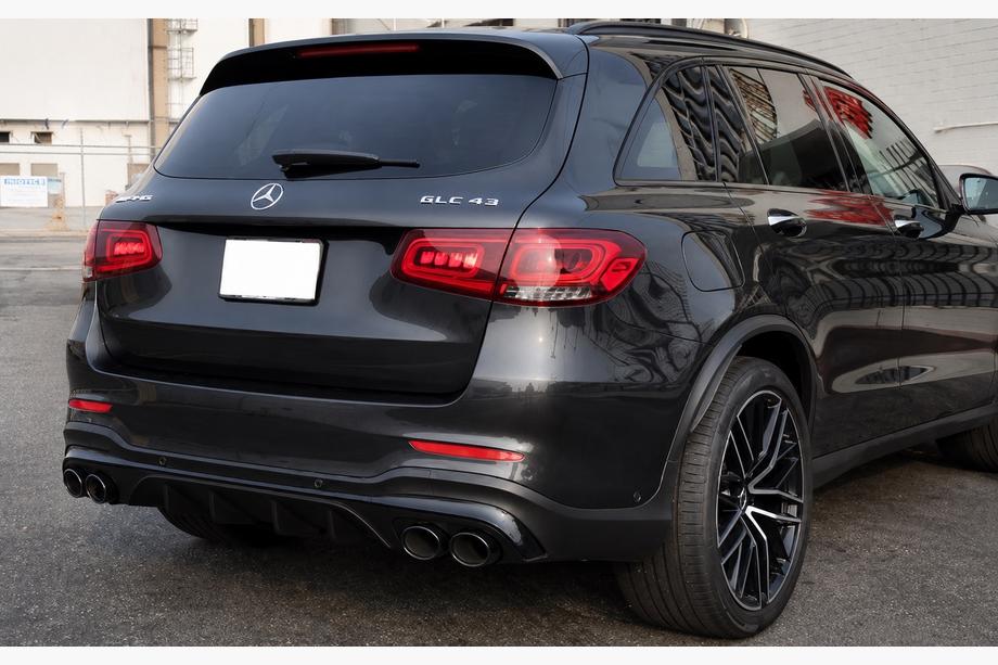 Mercedes GLC X253 2015-2022 Heckdiffusor mit Endrohren (Design AMG43) Foto 2